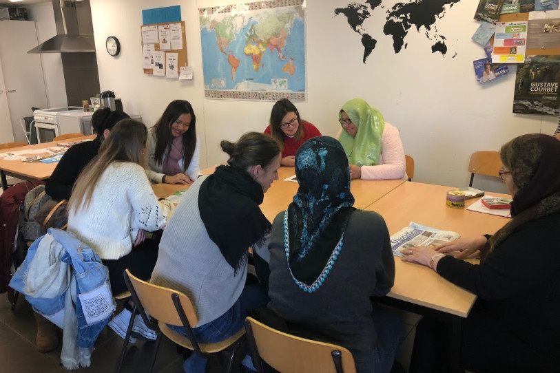 Le programme Univers'elles permet à des femmes de divers horizons de tisser des liens (photo : CAFF).