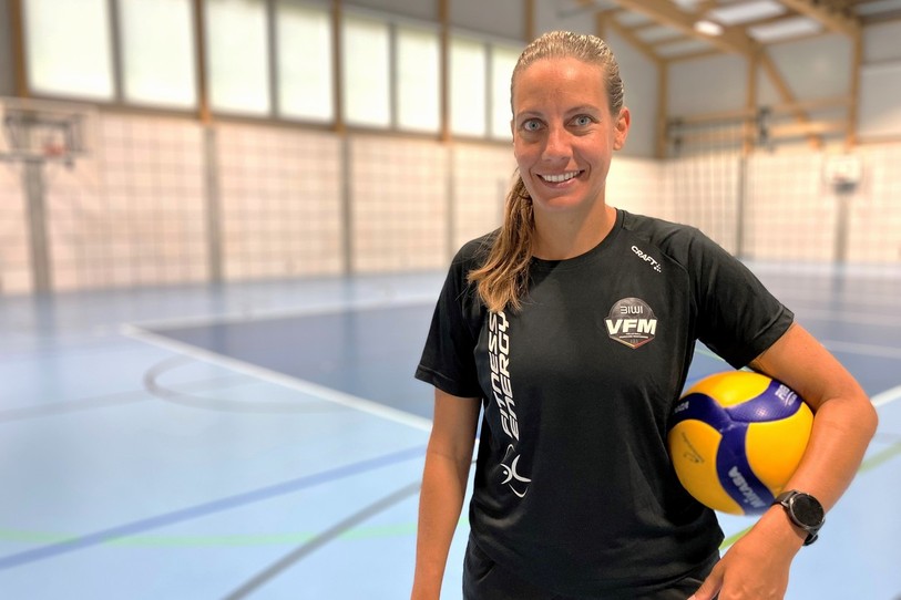 Le nouvelle entraîneure du Volleyball Franches-Montagnes Melanie Cina.