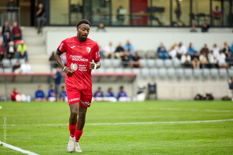 Abdoulaye Coulibaly et le FC Bienne ont été défaits (photo : Damien Carnal).