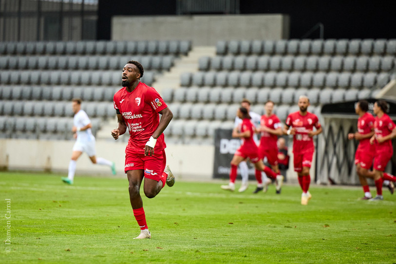 Abdoulaye Coulibaly a inscrit le second but biennois mercredi soir (photo : Damien Carnal).
