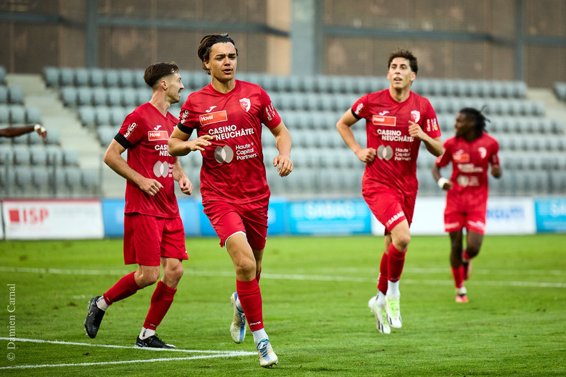 Thoma Monney a inscrit le 1er but du FC Bienne samedi au Tessin. (photo : archives/Damien Carnal).