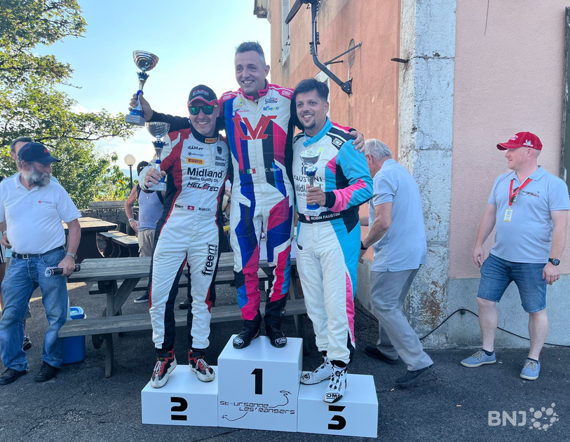 Le podium du classement scratch de cette 78e édition.