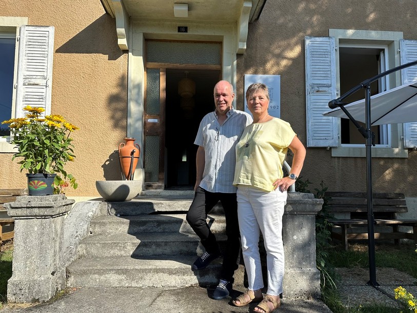 Béatrice Devaux Stilli et Bernard Stilli ont rénové le bâtiment et d'autres travaux sont encore prévus.