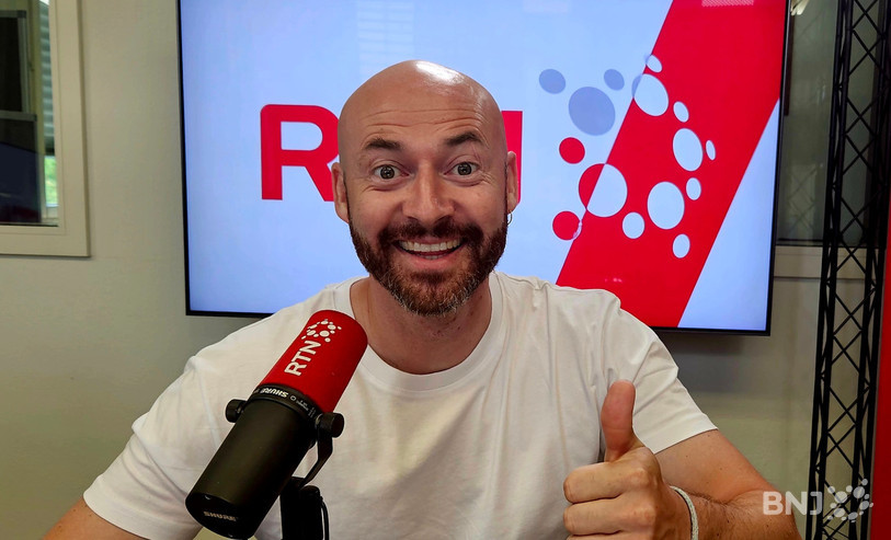 David Charles pour sa première avec l’équipe de La Matinale.