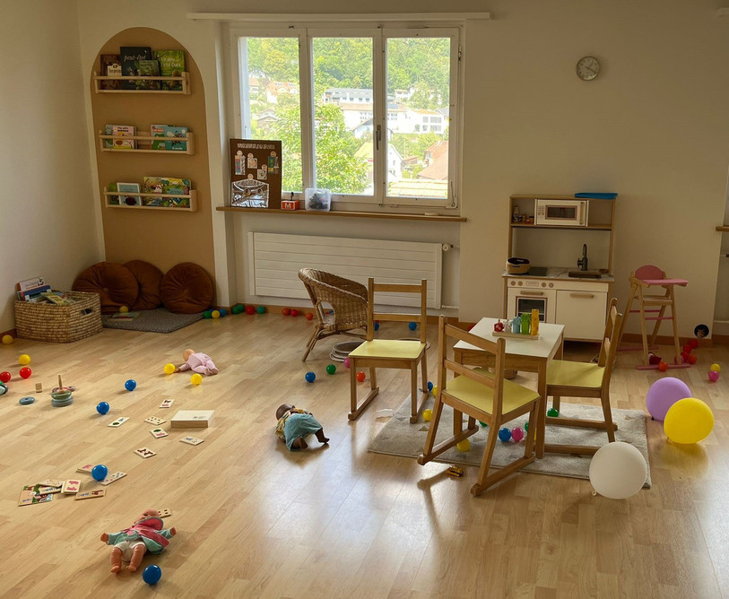 Les enfants profitent déjà de la salle de jeu de la crèche « Les Pépites d'Or ». (Photo : crèche « Les Pépites d’Or »)