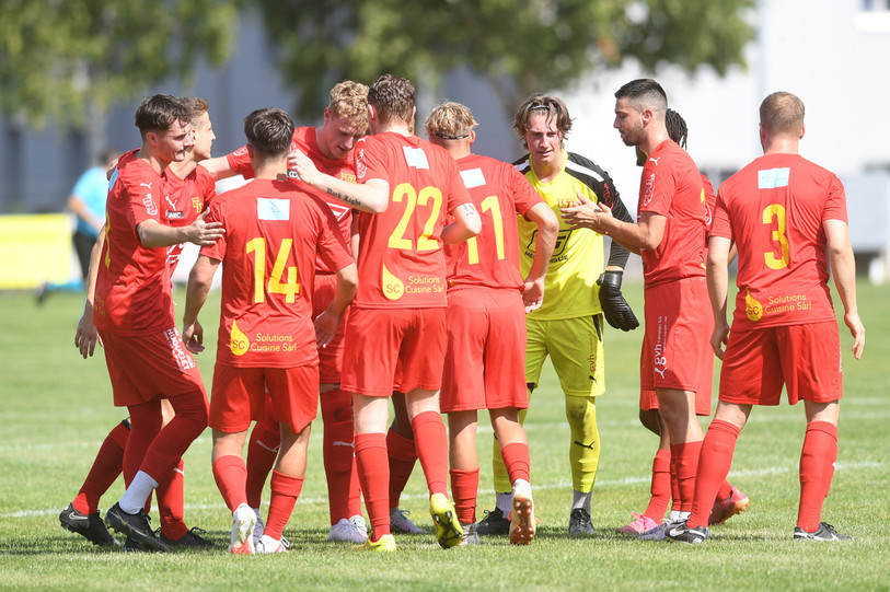 L'unité du FC Tavannes/Tramelan continue de faire sa force selon Blaise Ducommun. (Photo: Stéphane Gerber / Bist)