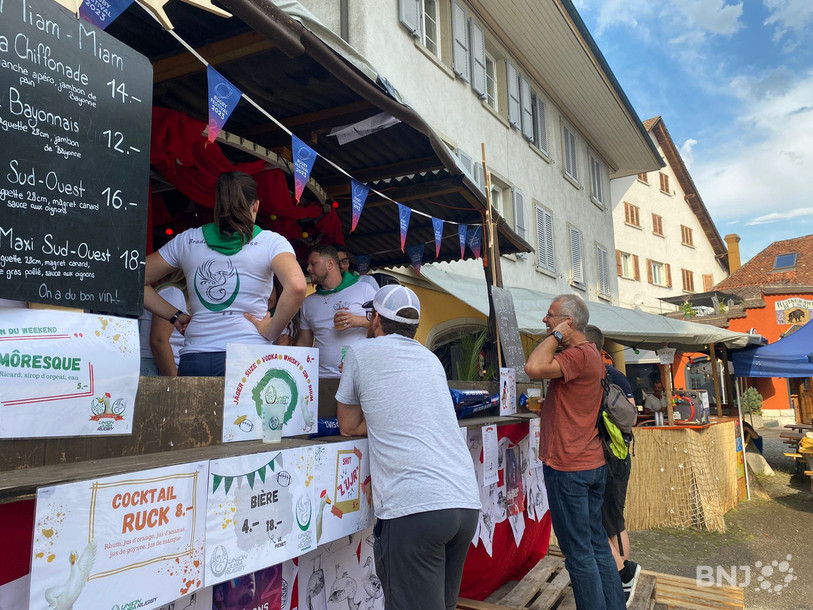 Les guinguettes de la Braderie prévôtoise s'apprêtent à recevoir le public dès vendredi.