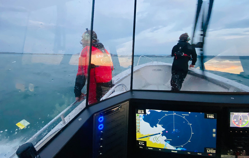 La Société de sauvetage du Bas-Lac a été fortement sollicitée jeudi soir à la suite d'un coup de Joran. (Photo: SSBL)