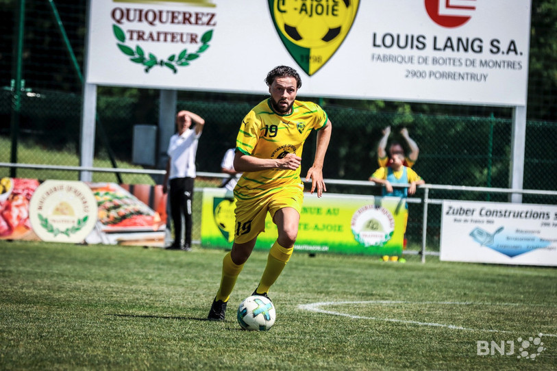 Maxime Dupont, milieu de terrain du FC Haut-Ajoie. (Photo : FC Haute-Ajoie)