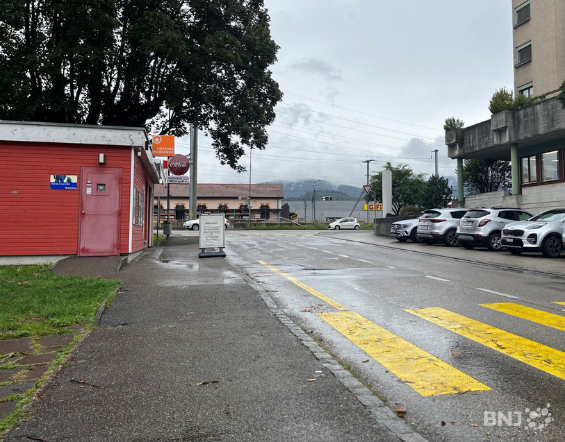 Selon deux conseillers de ville, le parking sauvage complique la traversée de la rue des Pervenches pour les élèves de l'école du Righi.
