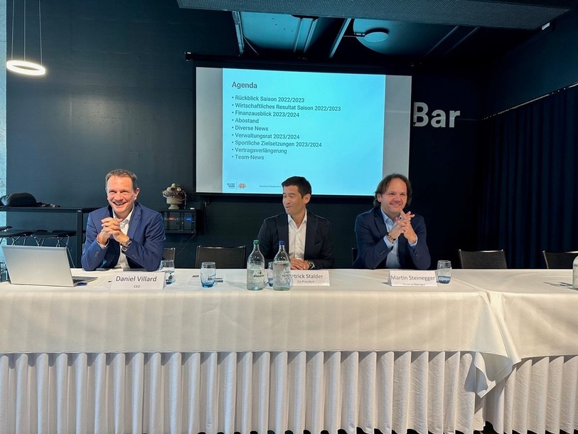 Les dirigeants du HC Bienne ont le sourire à l'aube de la saison 2023/2024