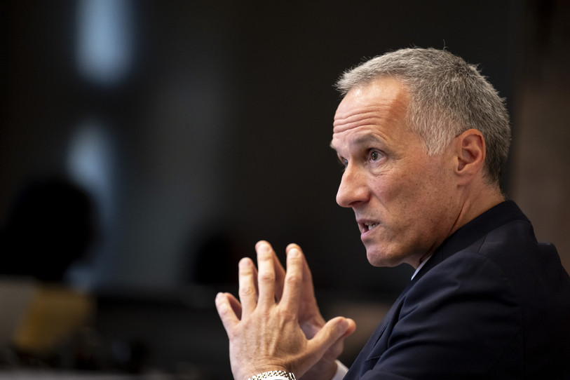 Le Chaux-de-Fonnier Laurent Kurth a annoncé sa démission du Conseil d'Etat neuchâtelois mercredi. (Photo : KEYSTONE / Laurent Gilliéron).