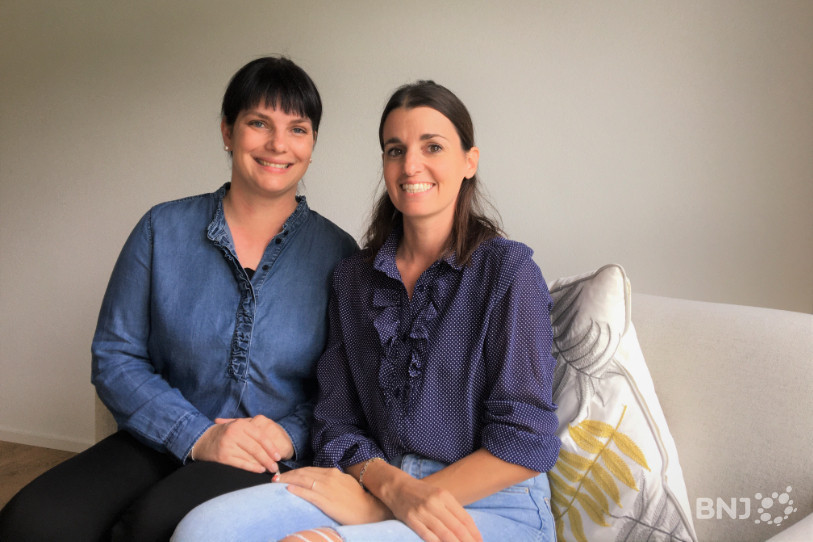Isaline Gugel et Virginie Guerdat sont co-responsables de La Parenthèse, le nouvel espace d'accueil parent-enfant à Develier.