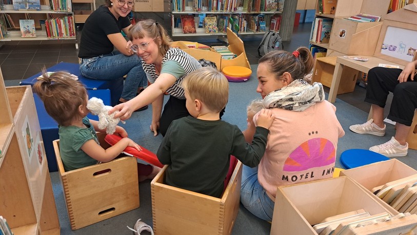 Trois enfants ont participé à l'atelier ce jeudi 31 août.