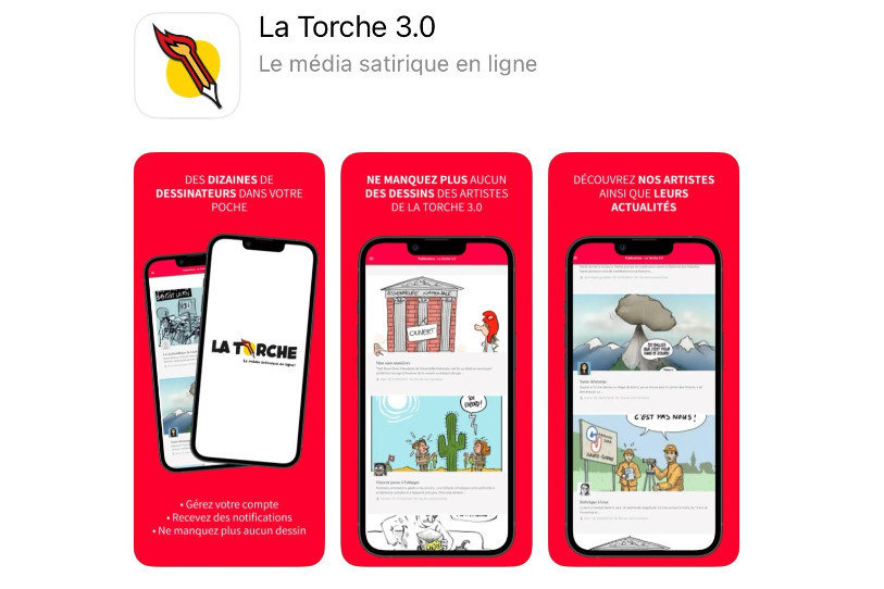 La Torche ne sera plus disponible sur son application durant 100 jours. (Image : App Store).