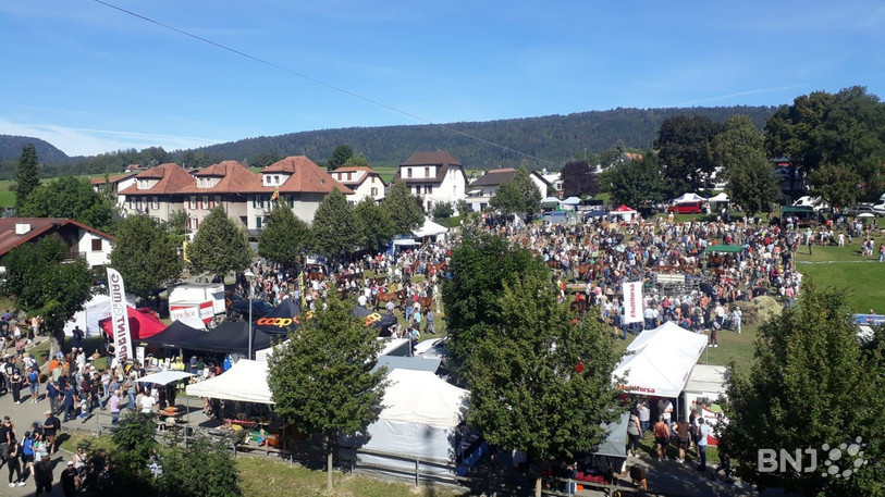 Le champ de foire n'a pas désempli lundi.