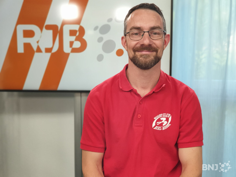 Mathieu Antoni, membre du comité du Rugby Club Bienne, se souvient de la dernière coupe du monde en France en 2007, qui a résonné aussi en Suisse. Cette année-là, le nombre de licenciés dans notre pays a augmenté de 50%. 