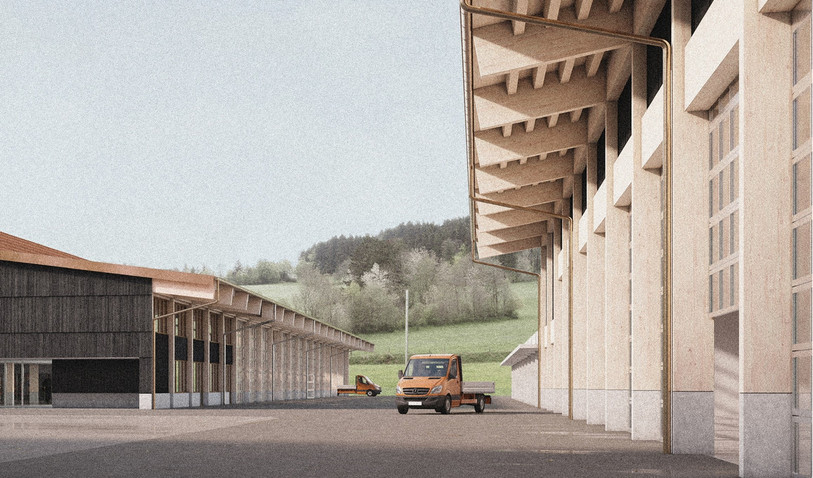 Le projet du CERM sera construit au Bas-du-Reymond à La Chaux-de-Fonds. (Crédits : OS-Architectes Sàrl + Aviolat Chaperon Escobar Sàrl)