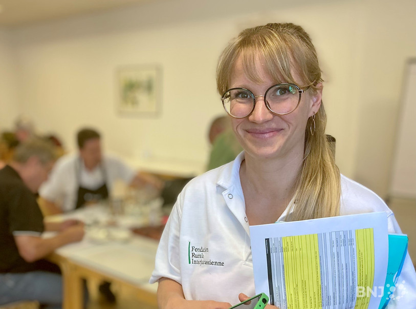 Nadège Koller est la responsable des jurys et du bon déroulement des dégustations.