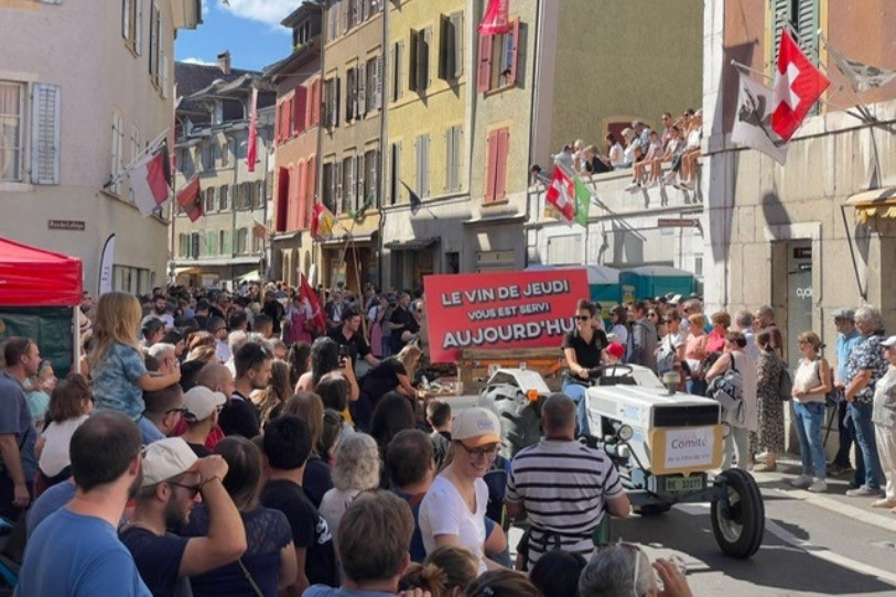 La population pourra voter pour le plus beau char lors du cortège dimanche. (Photo : archives/Marie Nicolet)