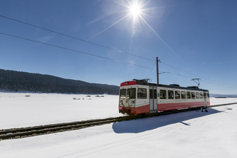 Entre La Chaux-de-Fonds et Les Ponts-de-Martel, le trafic reprendra bientôt. (Photo d'illustratilon : TransN).