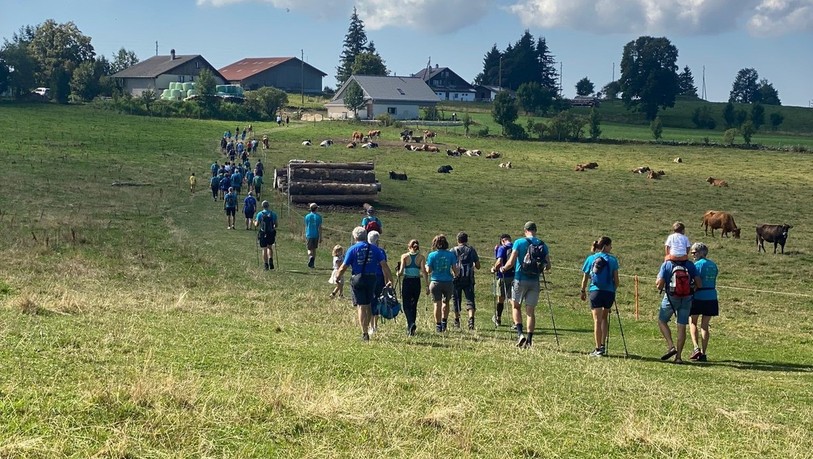 Les marcheurs ont parcouru 50 kilomètres. (Photo : Danilo Corvaglia)