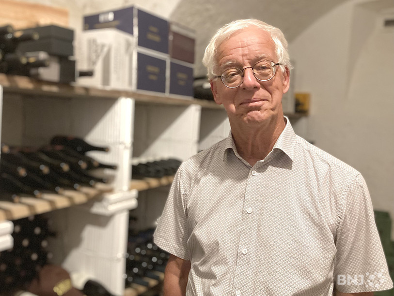 Membre du comité de l'ASPRUJ, Maxime Jeanbourquin a guidé les visiteurs samedi.