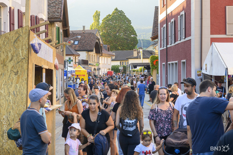 La Boudrysia a attiré la foule ici lors de la soirée de vendredi. (Photo: Bertrand Pfaff)