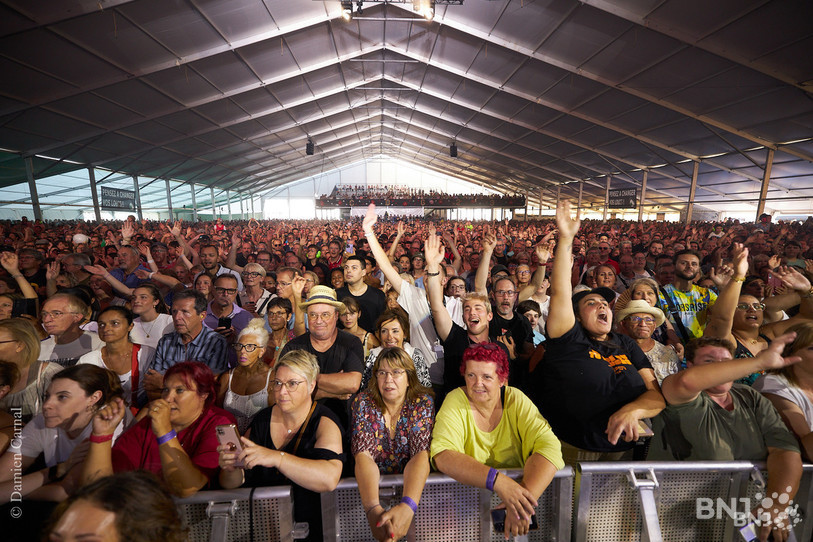 Le Chant du Gros a compté une affluence record lors de cette 31e édition avec plus de 42'000 festivaliers sur trois jours. (Photo : Damien Carnal).
