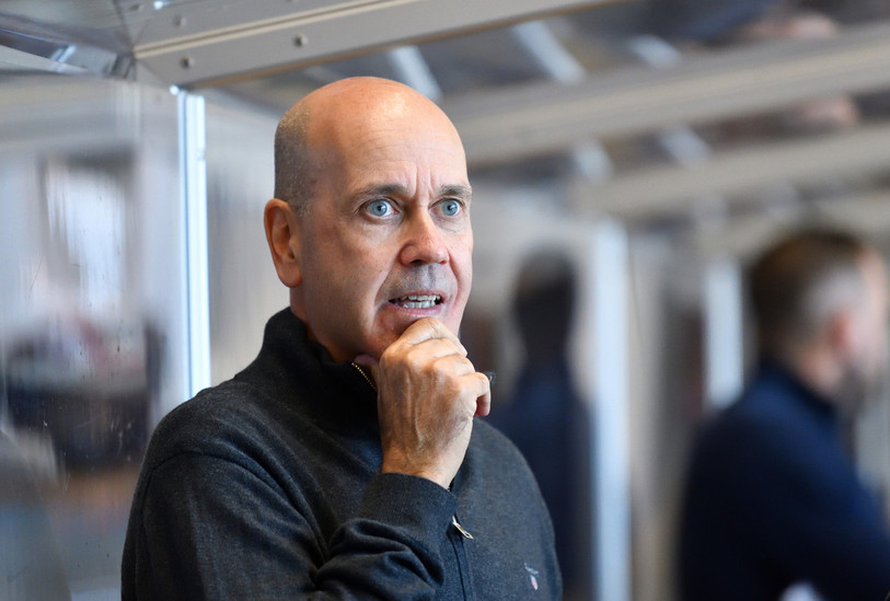 L'entraîneur du HC Franches-Montagnes Gary Sheehan s'apprête à vivre son premier hiver à la barre du club taignon de MyHockey League. (Photo : Georges Henz)