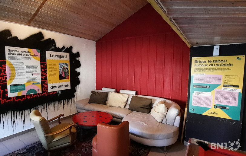 L'Espace-Jeunes du Noirmont accueille l'exposition itinérante dédiée à la santé mentale chez les jeunes.