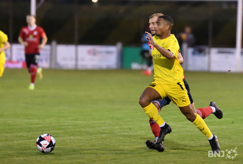 Moustapha Trousseau a marqué le 2 à 0 pour le FC Bassecourt. Photo : Georges Henz