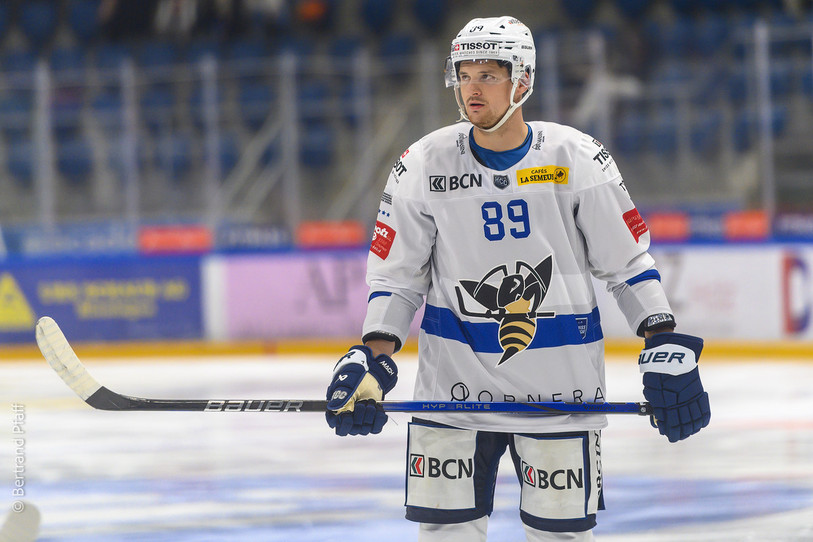 Stefan Rüegsegger du HC La Chaux-de-Fonds. (photo : Bertrand Pfaff)