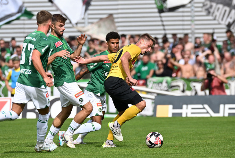 Les SR Delémont ont pu fêter avec leur public. (Photo : Georges Henz)