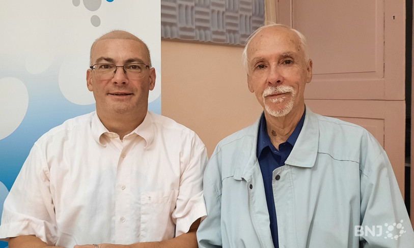 Pascal Prince (à gauche) et Alec Schärer, les deux Jurassiens en lice pour les élections fédérales sous la bannière d'HelvEthica.