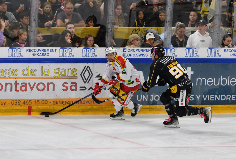 Fabio Hofer va poursuivre son aventure avec le HC Bienne pour 4 saisons supplémentaires (photo : archives/Georges Henz).