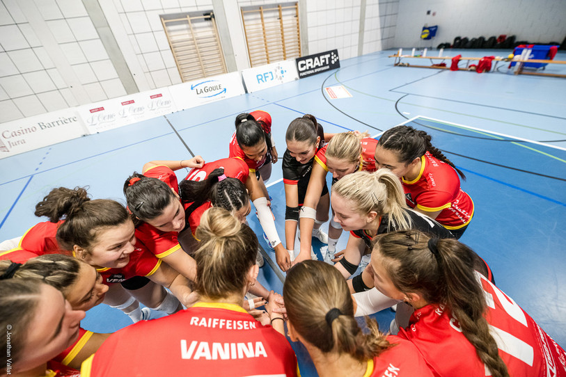 Un nouveau défi attend le Volleyball Franches-Montagnes en quart de finale de la Coupe de Suisse. (Photo : archives Jonathan Vallat)