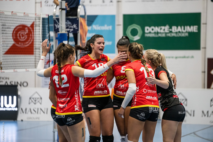Le Volleyball Franches-Montagnes passe les 32es de finale de la Coupe de Suisse. (Photo : archives/Jonathan Vallat)