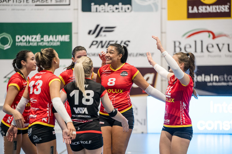 Le Volleyball Franches-Montagnes connaîtra lundi son adversaire en 8es de finale. (Photo archives : Jonathan Vallat)