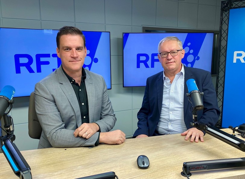 Loïc Dobler et Pierre-Alain Fridez, candidats du PS au Conseil national.