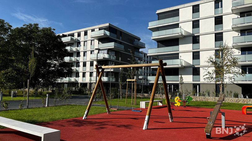 Le nouvel écoquartier à Delémont est bientôt terminé.