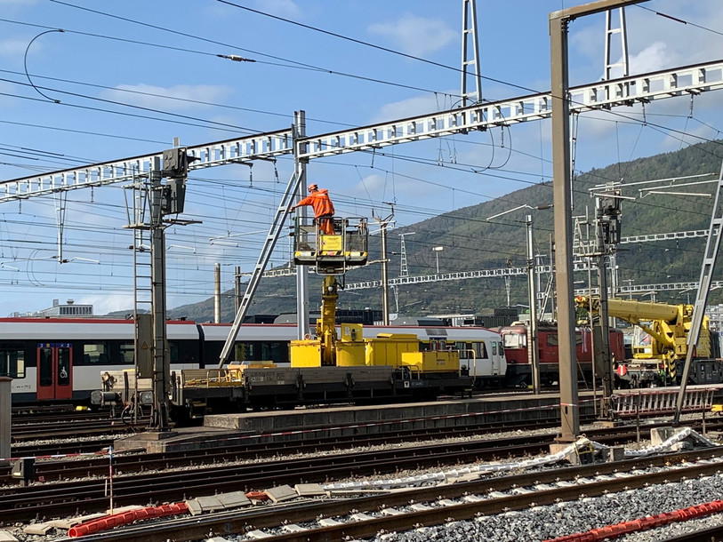 Le chantier durera deux week-ends d'affilée. (Photo : CFF)