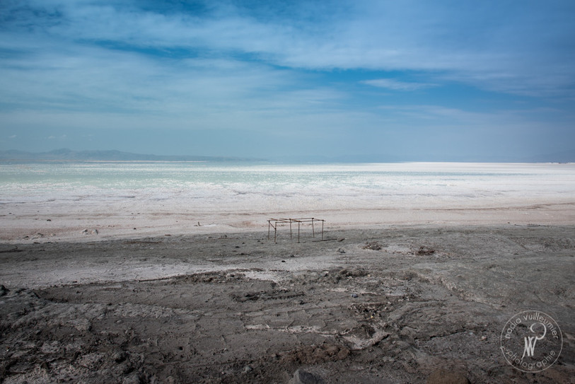 Le lac Orumiye en Iran photographié par Nadia Vuilleumier. (Photo : Nadia Vuilleumier)