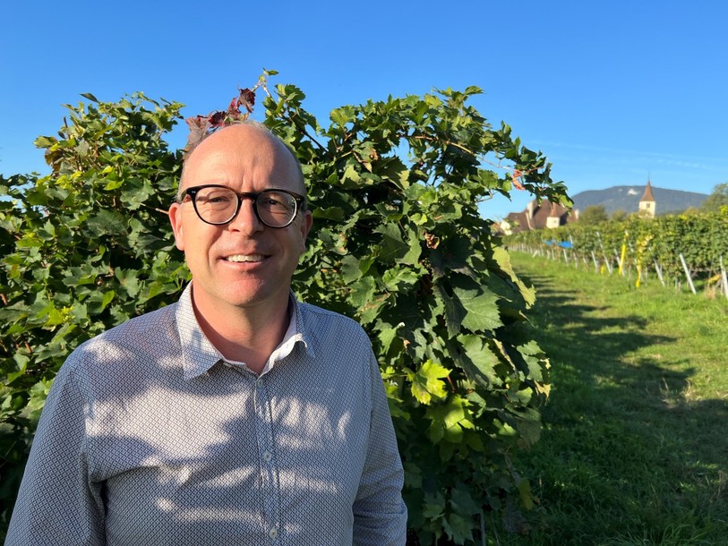 Johannes Rösti, directeur de la Station viticole du canton Neuchâtel, tire un bilan positif des vendanges 2023.