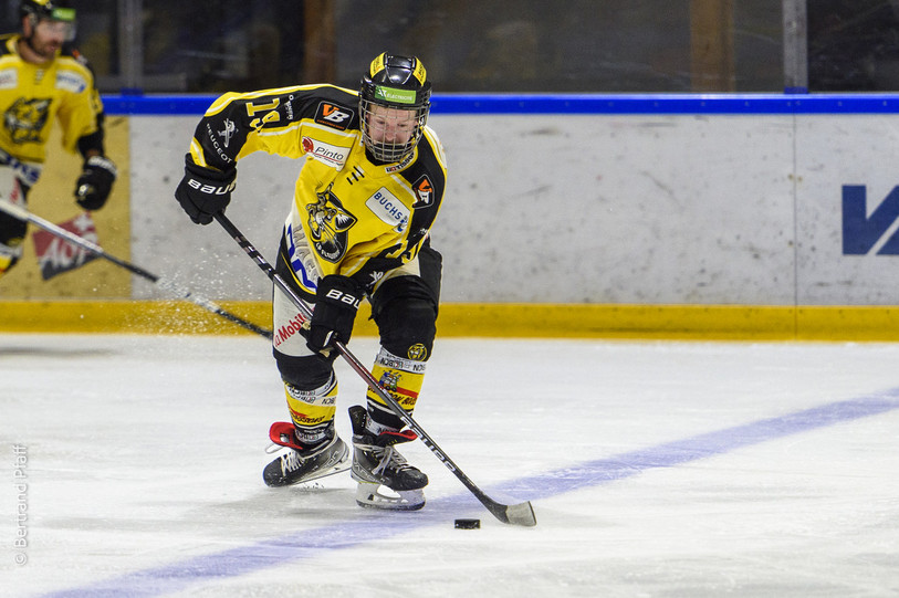 Sandy Dubois a marqué un des buts du CP Fleurier. (photo d'archive : Bertrand Pfaff)