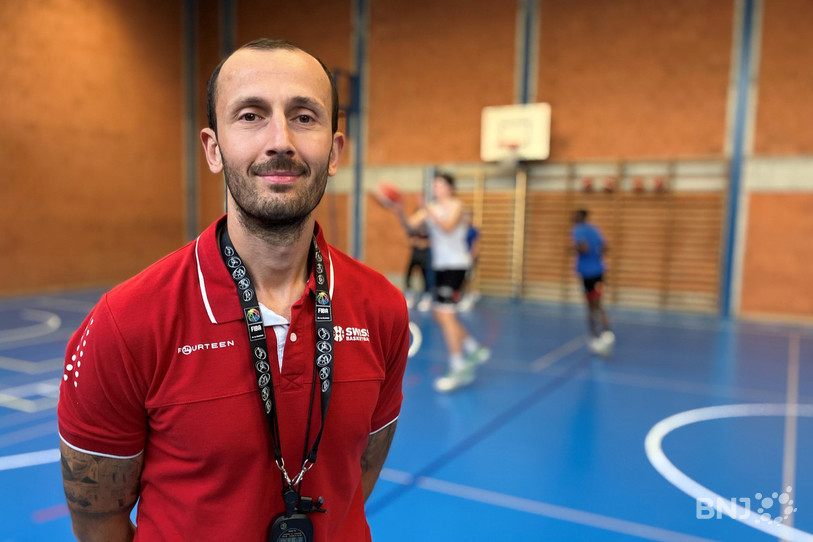 Nemanja Calasan se montre satisfait des progrès de son équipe.