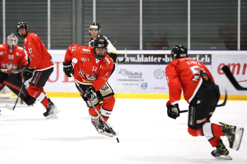 Swen Meusy et le HC Delémont-Vallée ont concédé une nouvelle défaite en 1re ligue. (Photo : archives HC Delémont-Vallée/Yann-Eric Rebetez)