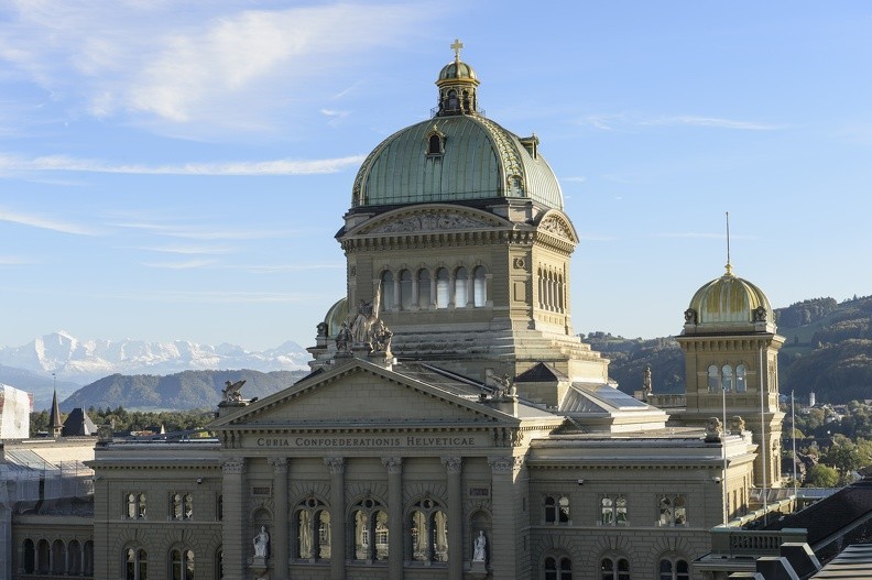 RFJ se mobilise en vue des élections fédérales du dimanche 22 octobre. (Photo : Services du Parlement 3003 Berne).