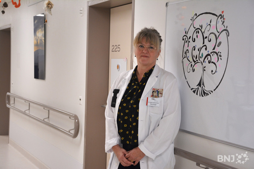 La doctoresse Sandrine Jeanneret Brand dirige l'Unité de soins palliatifs de l'Hôpital du Jura.