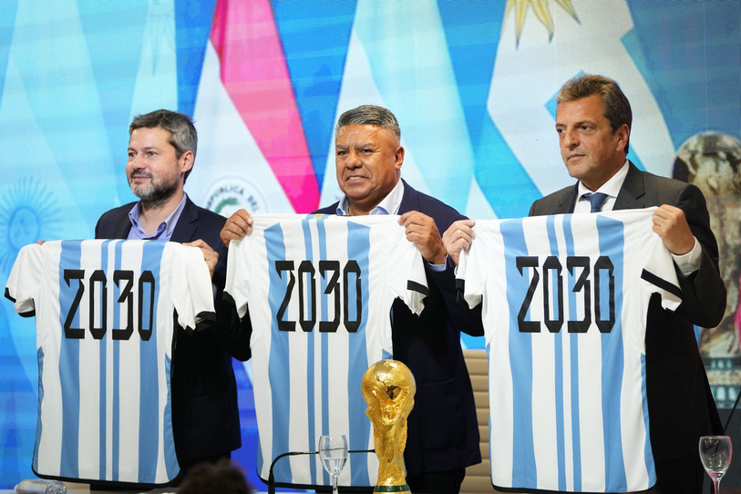 Les dirigeants du football sud-américain se réjouissent de la décision de la FIFA. (KEYSTONE / Natacha Pisarenko)
